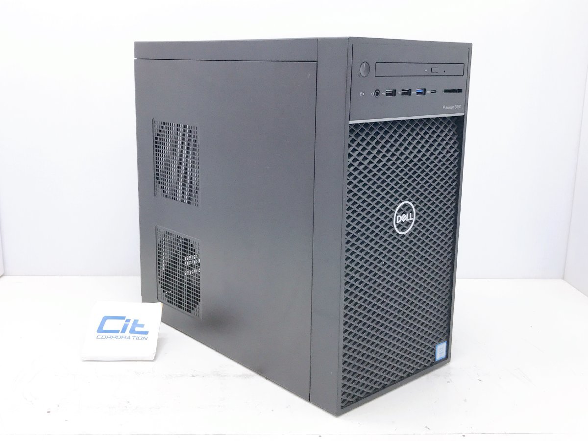 DELL Precision 3630 Tower Xeon E-2136 3.3GHz 64GB SSD512GB MULTI Quadro P2200 ジャンク扱い H11452
