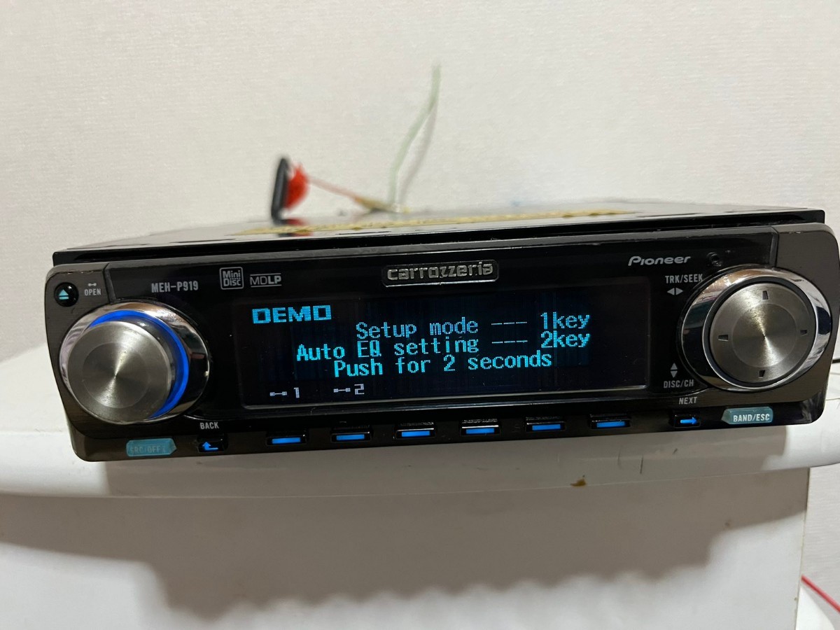 Pioneer カロッツェリア MEH-P919 MD プレイヤー/ジャンク MEH-P919
