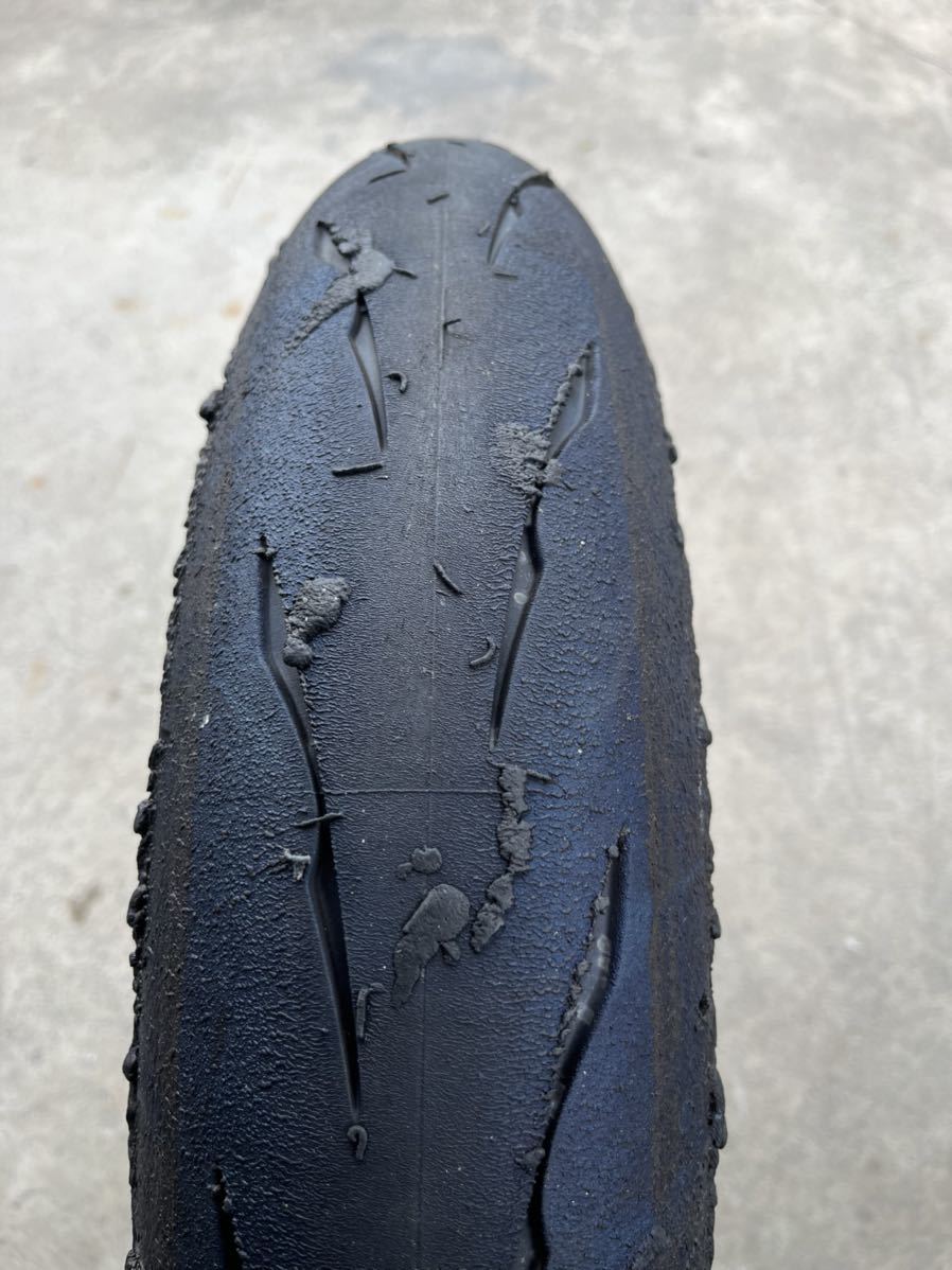 中古】ブリヂストン BATTLAX RACING R11 前後セット 120/600R17 180