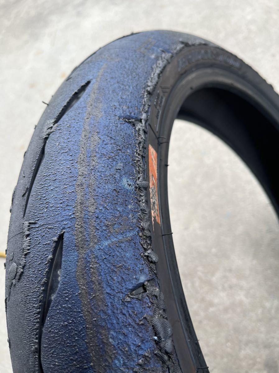 中古】ブリヂストン BATTLAX RACING R11 前後セット 120/600R17 180