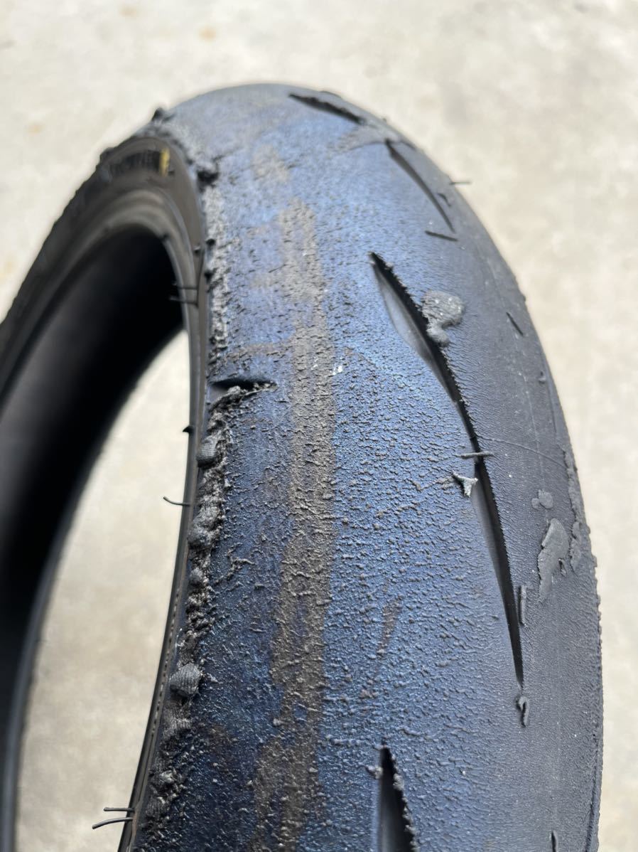 中古】ブリヂストン BATTLAX RACING R11 前後セット 120/600R17 180