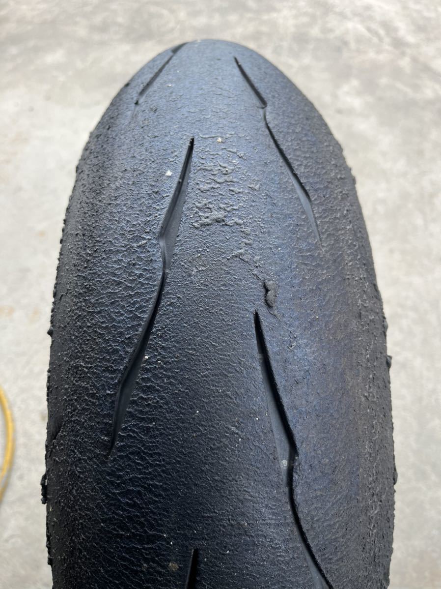 中古】ブリヂストン BATTLAX RACING R11 前後セット 120/600R17 180