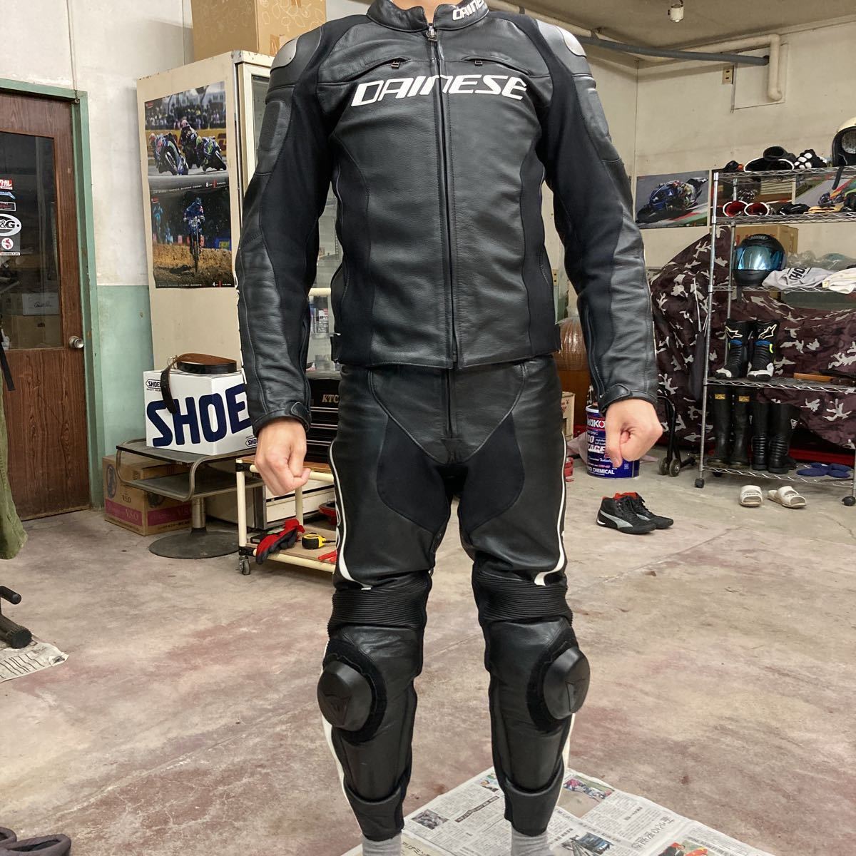 ダイネーゼ　レーシングスーツ セパレート革ツナギ サイズ46 正規代理店にて購入　送料無料