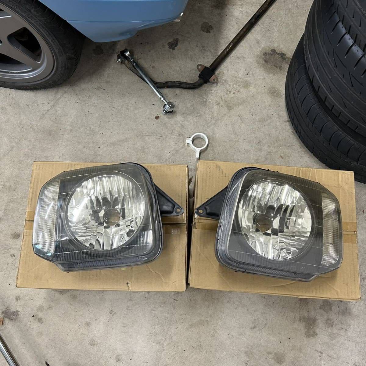 ジムニー JB23W ヘッドランプ 左右セット 純正ヘッドライト ジムニー