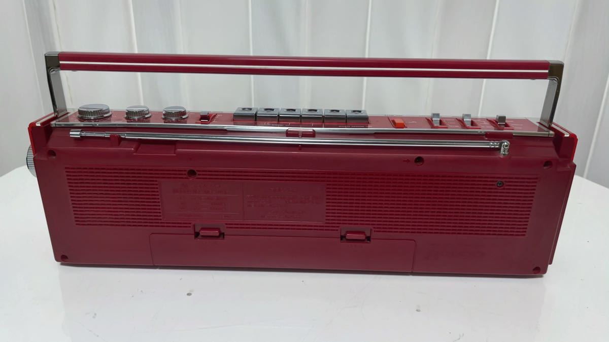 SANYO MR-U4SF おしゃれなテレコ 動作品 元箱付 ラジカセ(ラジカセ