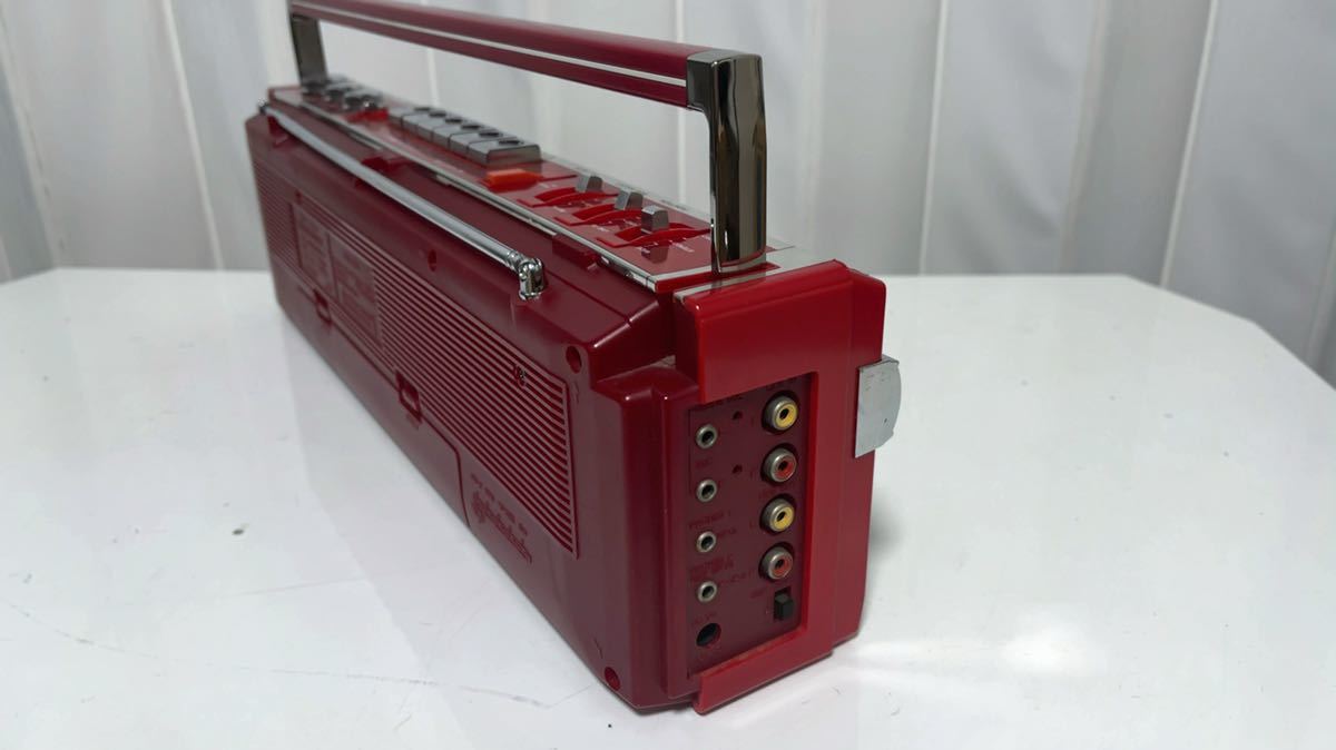 SANYO MR-U4SF おしゃれなテレコ 動作品 元箱付 ラジカセ(ラジカセ