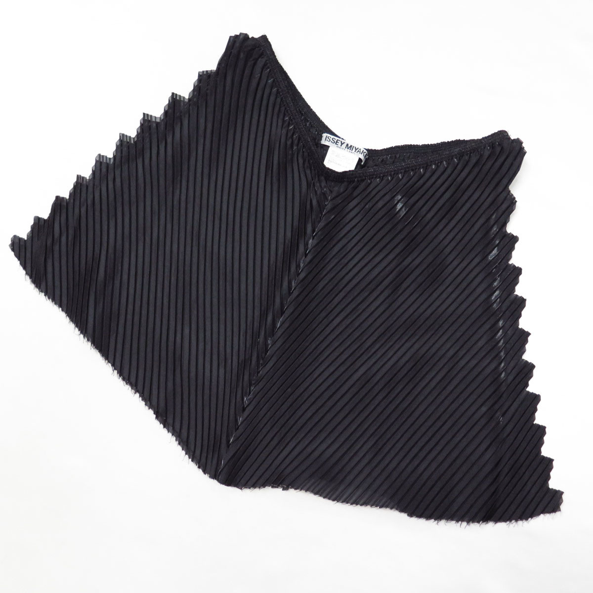 2004 ISSEY MIYAKE WHITE LABEL ZIGZAG PLEATED SKIRT イッセイミヤケ