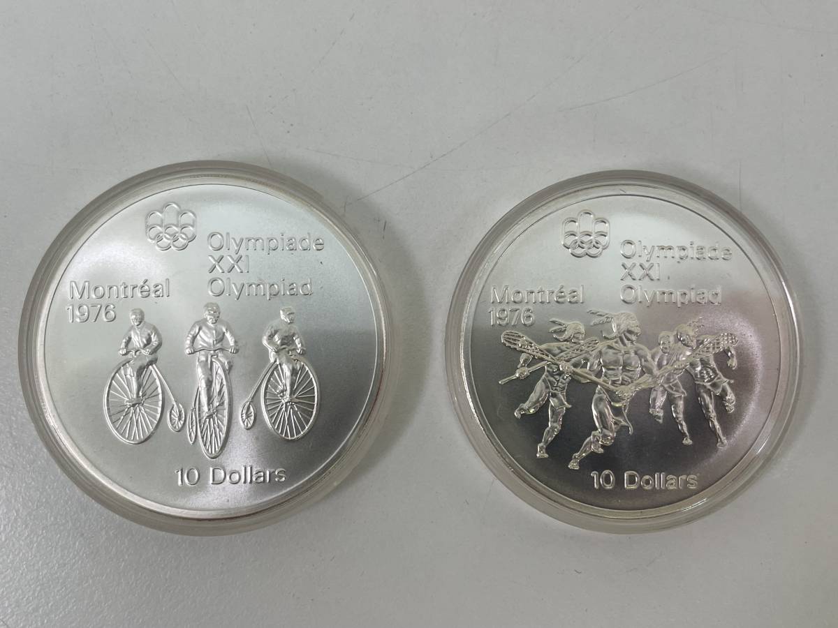 カナダ モントリオールオリンピック 1976年 オリンピックの記念銀貨の