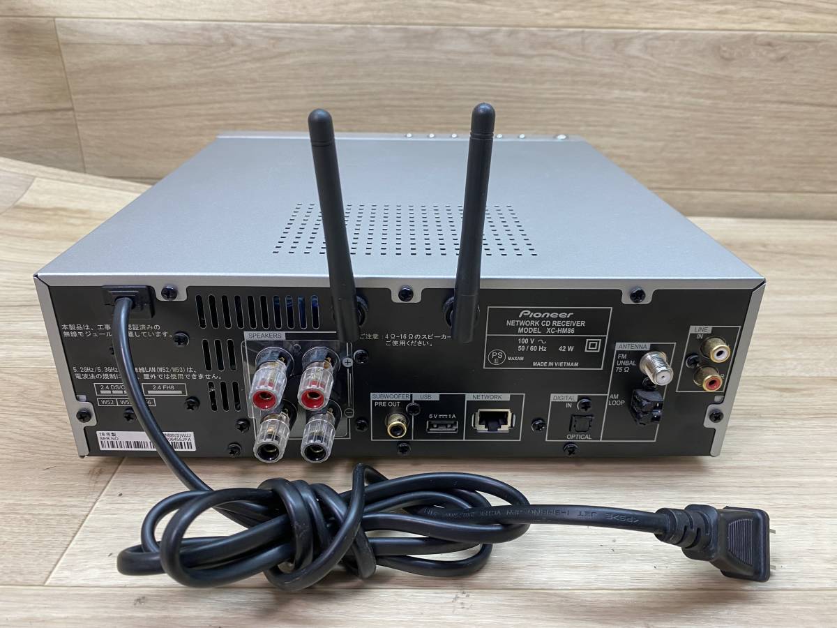 程度良 Pioneer パイオニア ネットワークCDレシーバー XC-HM86