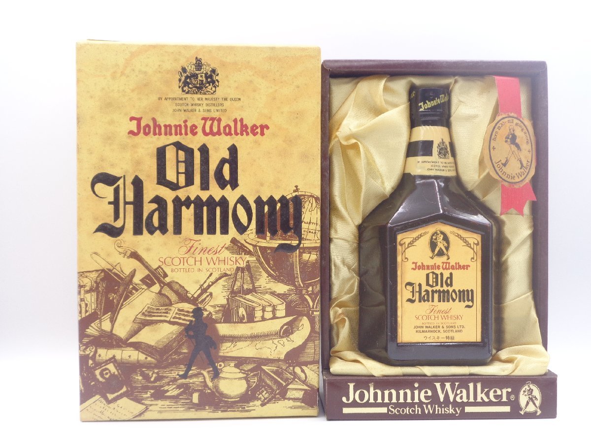 JOHNNIE WALKER OLD HARMONY ジョニーウォーカー オールド ハーモニー ウイスキー 特級 750ml 箱入 未開封 古酒 ※液面低下 G21528