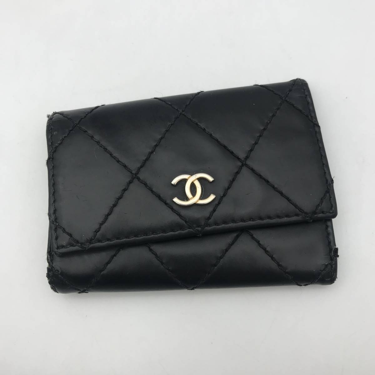 キーケース ブラック CHANEL シャネル (シャネル) キャビアスキン ココ キーケース ブラック CHANEL シャネル (シャネル) キャビアスキン ココ