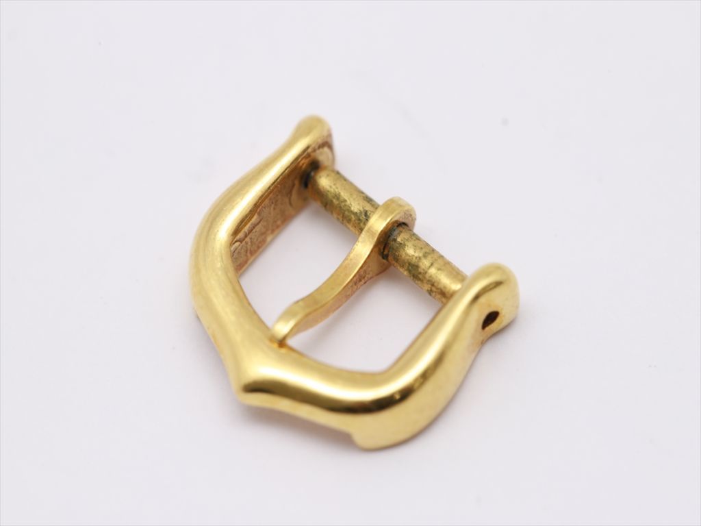 1円 良品 カルティエ 18K/750 2.8g 純正尾錠 10mm用 ゴールドカラー 