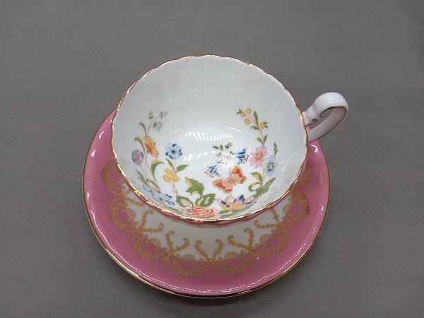 AYNSLEY エインズレイ カップ&ソーサー C&S バタフライ ZH3714☆C