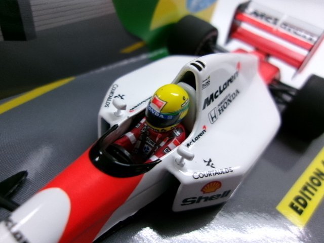ミニチャンプス 1/43 マクラーレン ホンダ MP4/7 #1 1992 A.セナ