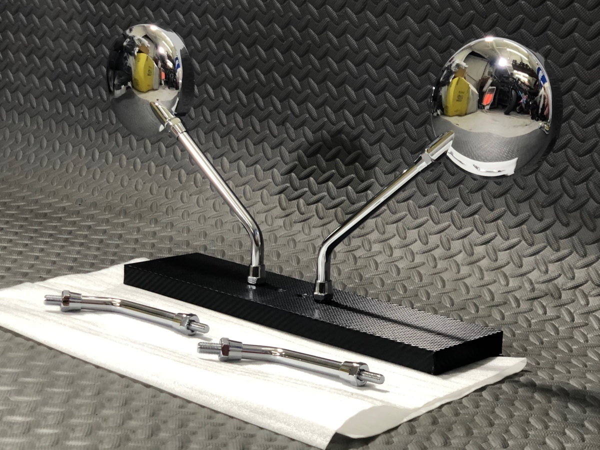 栃木発 ￥全国送料一律￥ PMC Z2ミラー Z1ミラー メッキ 左右セット メッキ 検索）ジャイケン ゼッツー ゼットワン ショート ロング