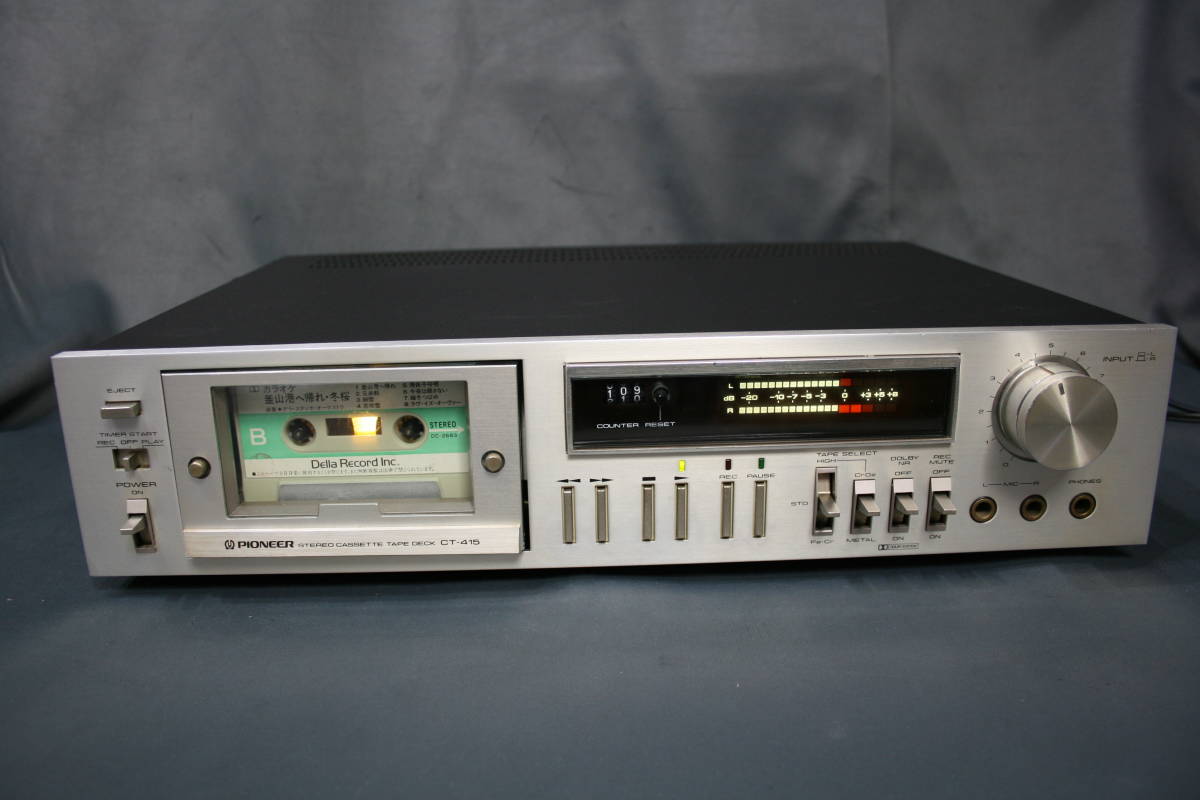Pioneer ステレオカセットデッキ CT-415 トップ パイオニア CT-415