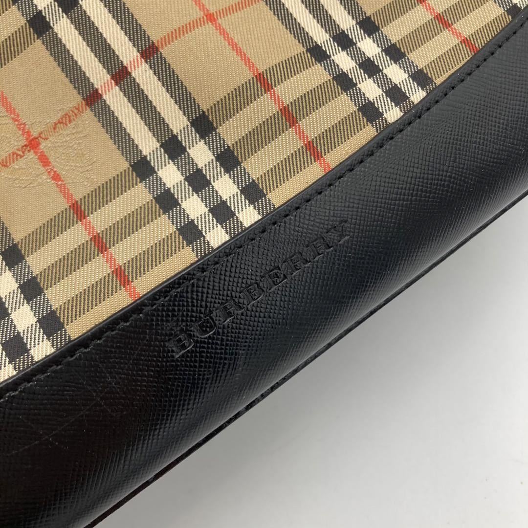 1円 【極美品】BURBERRY バーバリー ノバチェック ハンドバッグ