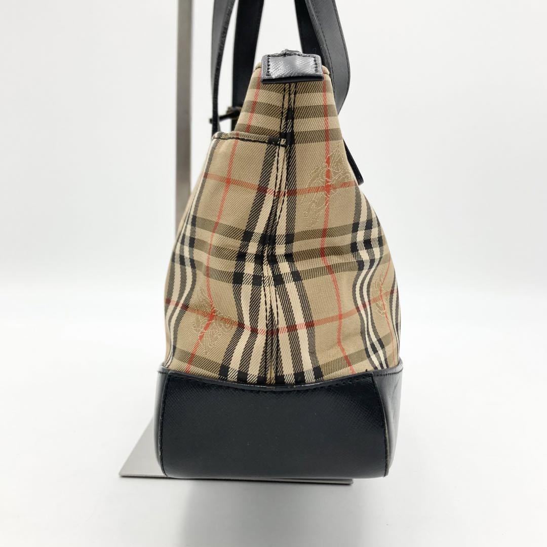 1円 【極美品】BURBERRY バーバリー ノバチェック ハンドバッグ