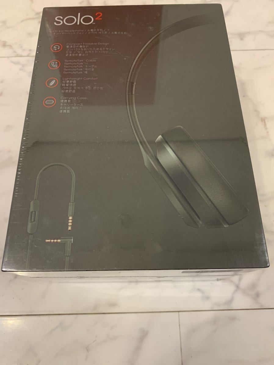 新品beatsオンイヤーdr.dreヘッドホンsolo2ハンターgreenビーツhunter