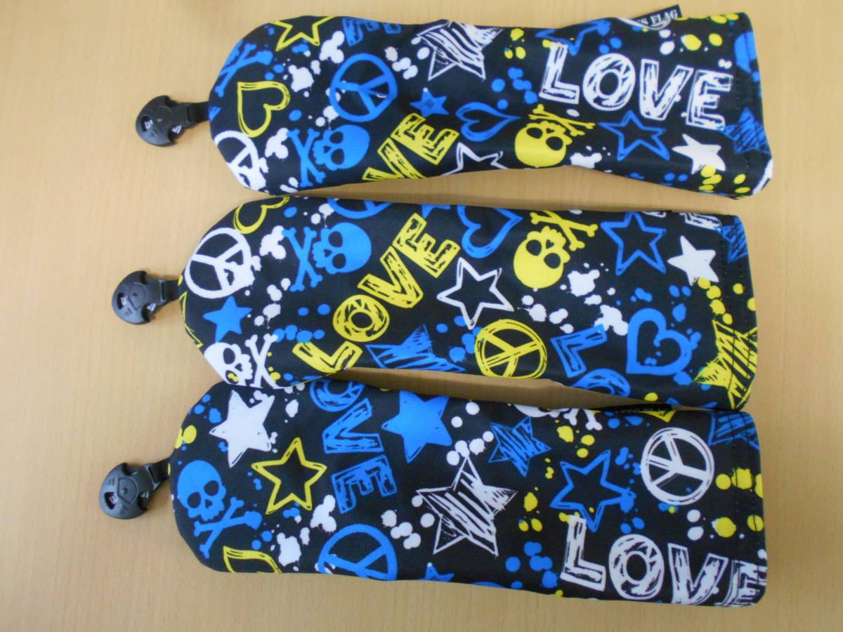 ■パイレーツフラッグ　4本　ＤＲ×1本　ＦＷ×3本　カラー/スカルイエロー　新品■