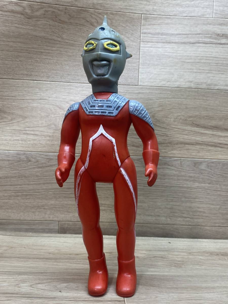 □当時物□ 希少 ウルトラセブン ブルマァク ソフビ 希少当時物 ブルマァク ウルトラセブン 40cm ブルマァク ウルトラセブン ブルマァク  ウルトラセブン　40cm