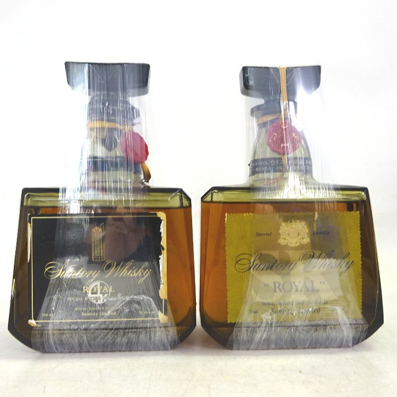 ウイスキー サントリー ローヤル SR/企業ラベル 3本セット 720ml