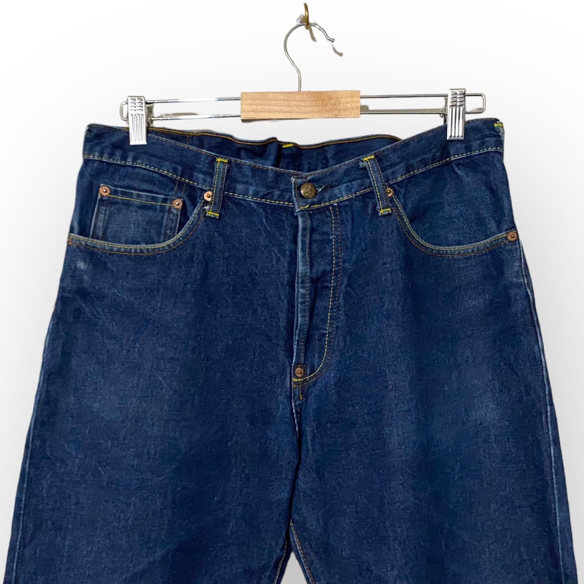 ジーンズ EVISU エヴィス 0 デニムパンツ ウォッシュ＆ダメージ大黒 