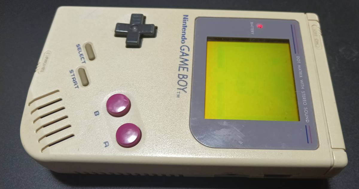 希少 任天堂 初代 ゲームボーイ DMG-01 グレーカラー 動作確認済み Nintendo GAME BOY ニンテンドー 箱 任天堂 ゲームボーイ 初代