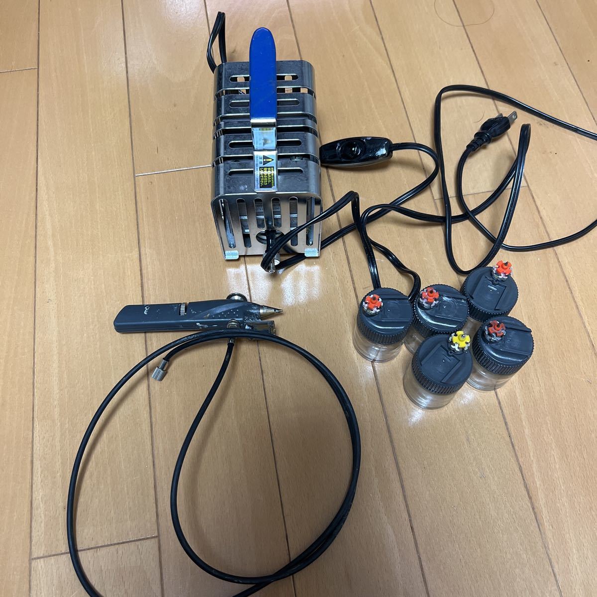 mr.リニアコンプレッサ プチコン エアブラシ 塗装 エアガン