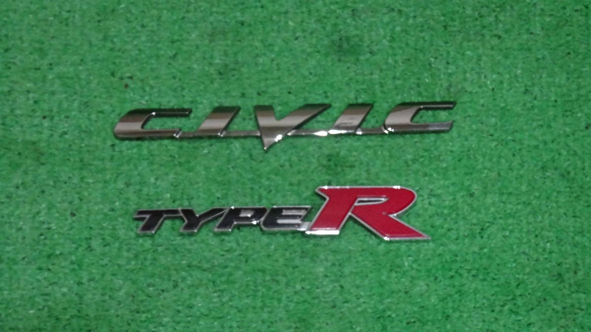 良品】FD2 シビックタイプR 前期・後期 純正 エンブレム リア