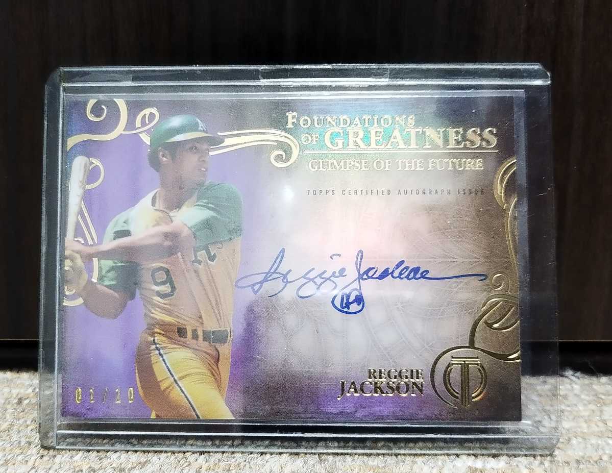 ファーストナンバー 1/10 レジー ジャクソン アスレチックス 直書き