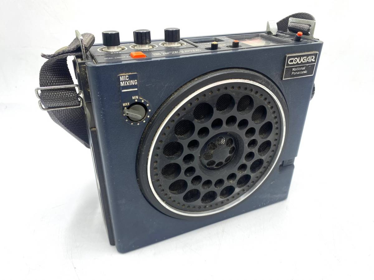 【昭和レトロ】National クーガー No.5 RF-727 BCLラジオ National Panasonic COUGAR/クーガー RF-888 BCL ラジオ FM AM レトロ