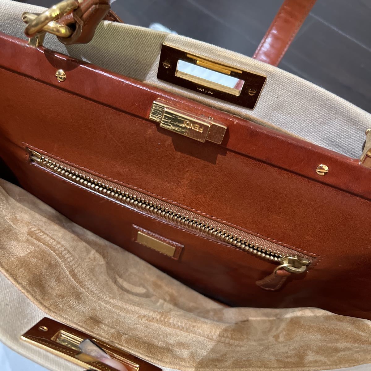 フェンディ 2way トートバッグ ショルダーバッグ 国内正規品！！ FENDI 
