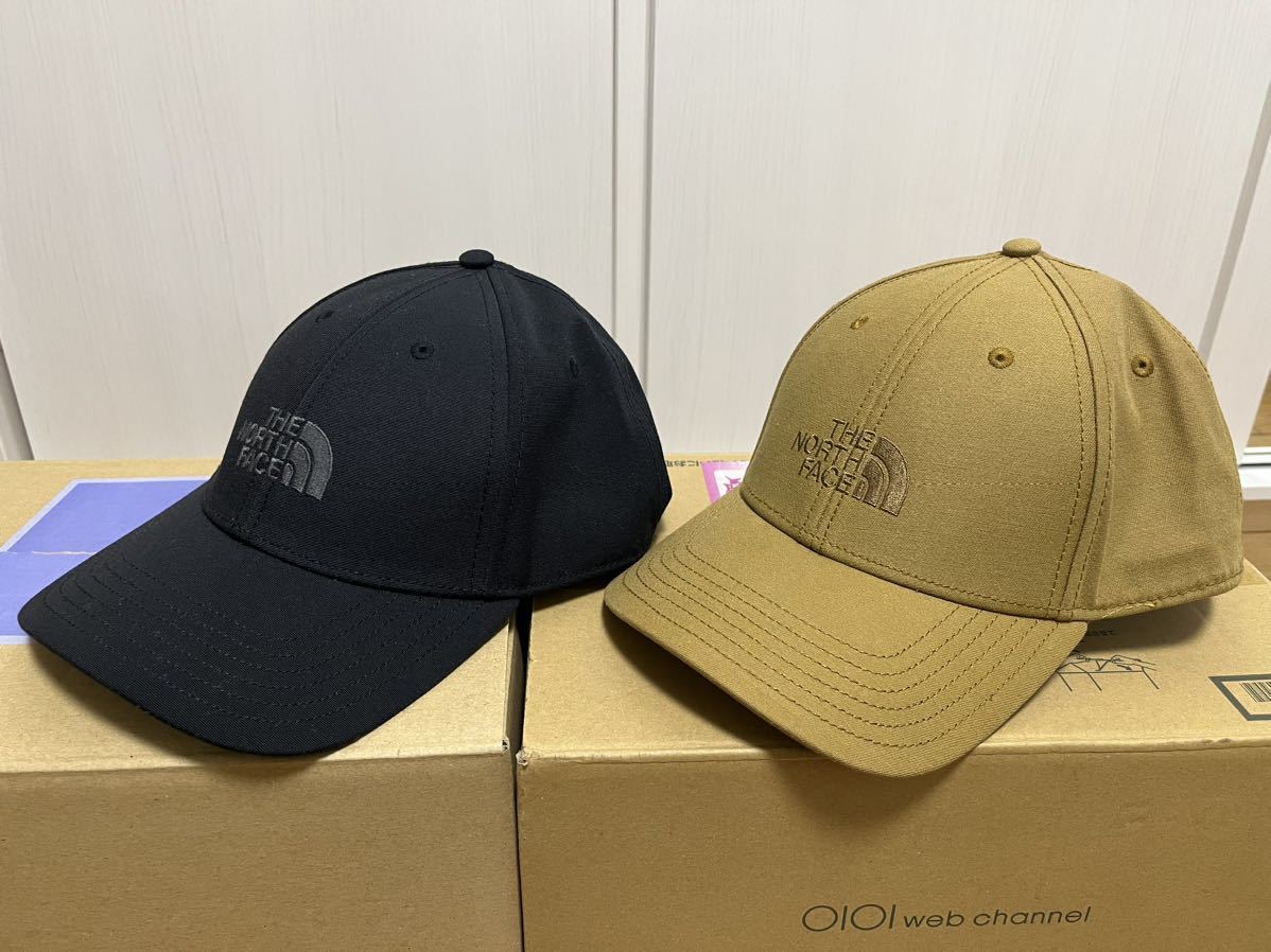 THE NORTH FACE ザノースフェイス キャップ帽子・ブラック+タン・NF0A4VSV + NF00CF8C・送料無料　+おまけキャップ付き