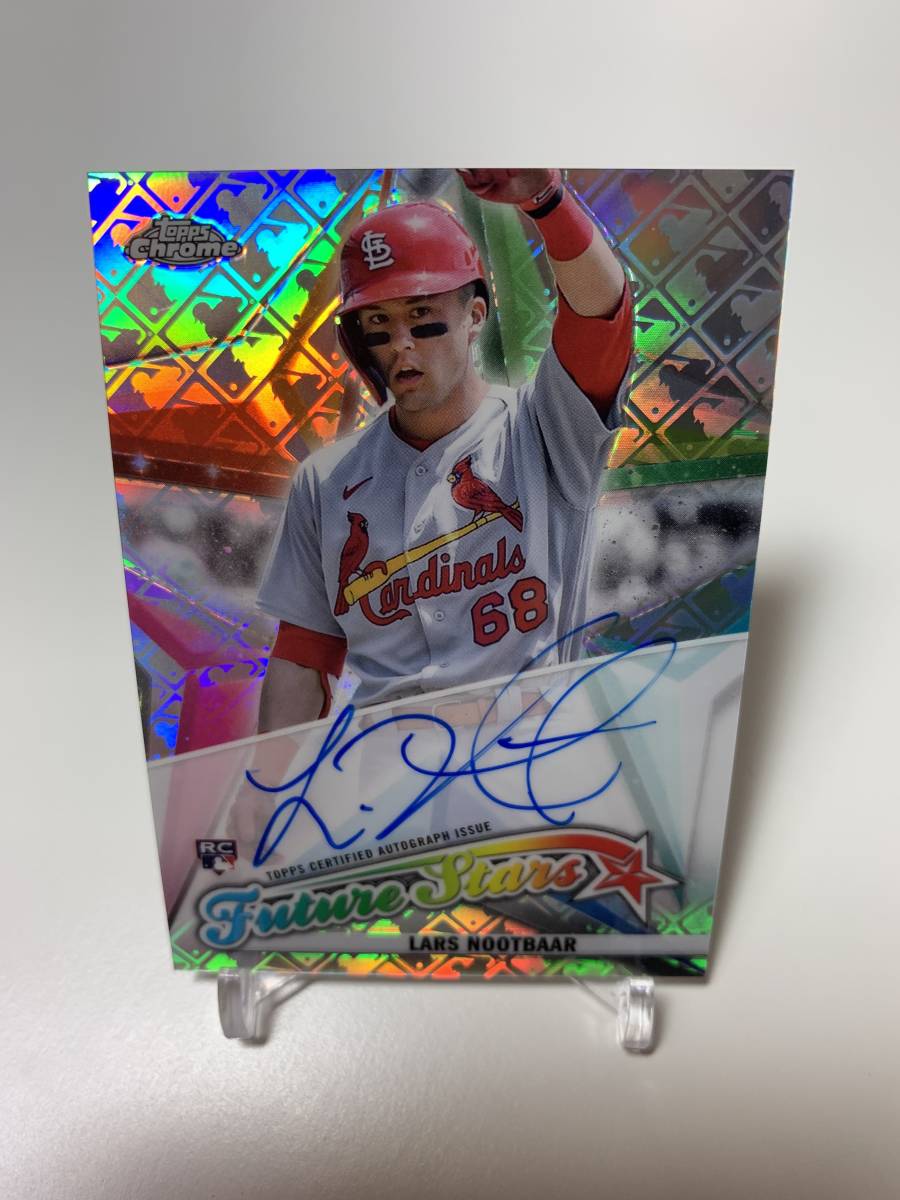  2022 Topps Chrome logofractor auto lars nootbaar ラーズ ヌートバー 直筆サイン(Topps)｜売買されたオークション情報、yahooの商品情報をアーカイブ公開 - オークファン シングルカード