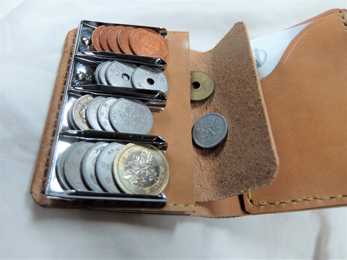 サムライクラフト コインケース コインキャッチャー ☆１円スタート レザークラフト ヤマメのコインキャッチャー・