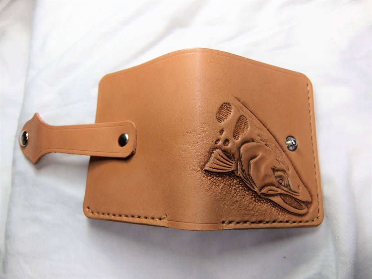 サムライクラフト コインケース コインキャッチャー ☆１円スタート レザークラフト ヤマメのコインキャッチャー・