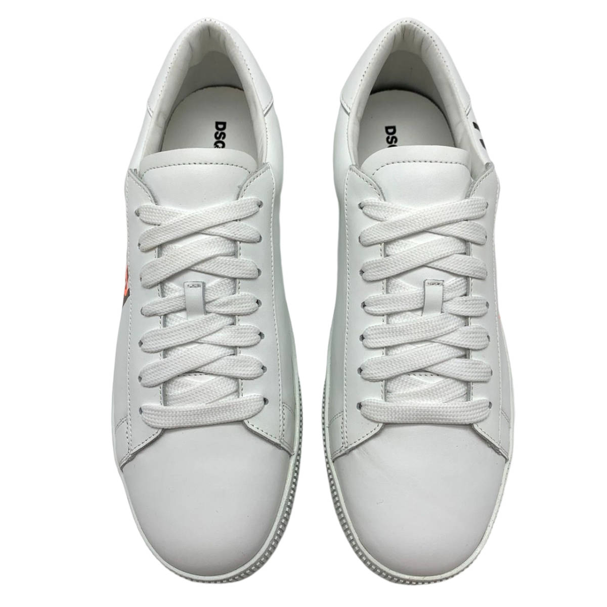 新品□定価108000円□DSQUARED2□ICON FOREVER 高級ホワイトスニーカー 