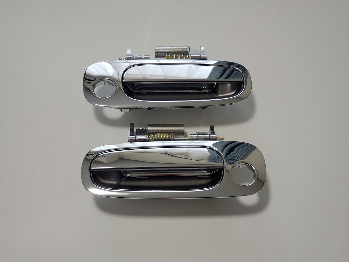 【税込/新品】L880K コペンに！ メッキドアハンドル 左右　トヨタ純正品　2002年5月～2012年8月適合　ポン付けOK☆　アウタードアハンドル メッキドアハンドル L880K トヨタ純正 - トヨタ T