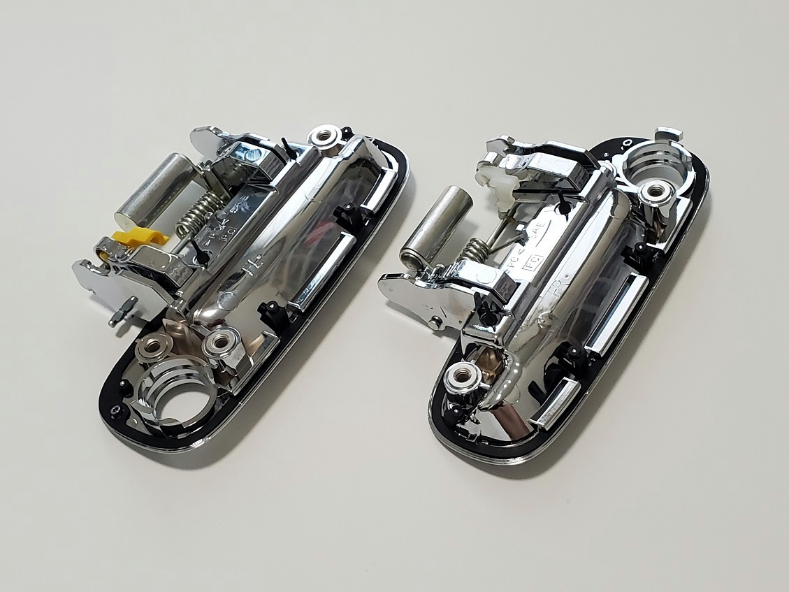 【税込/新品】L880K コペンに！ メッキドアハンドル 左右　トヨタ純正品　2002年5月～2012年8月適合　ポン付けOK☆　アウタードアハンドル メッキドアハンドル L880K トヨタ純正 - トヨタ T