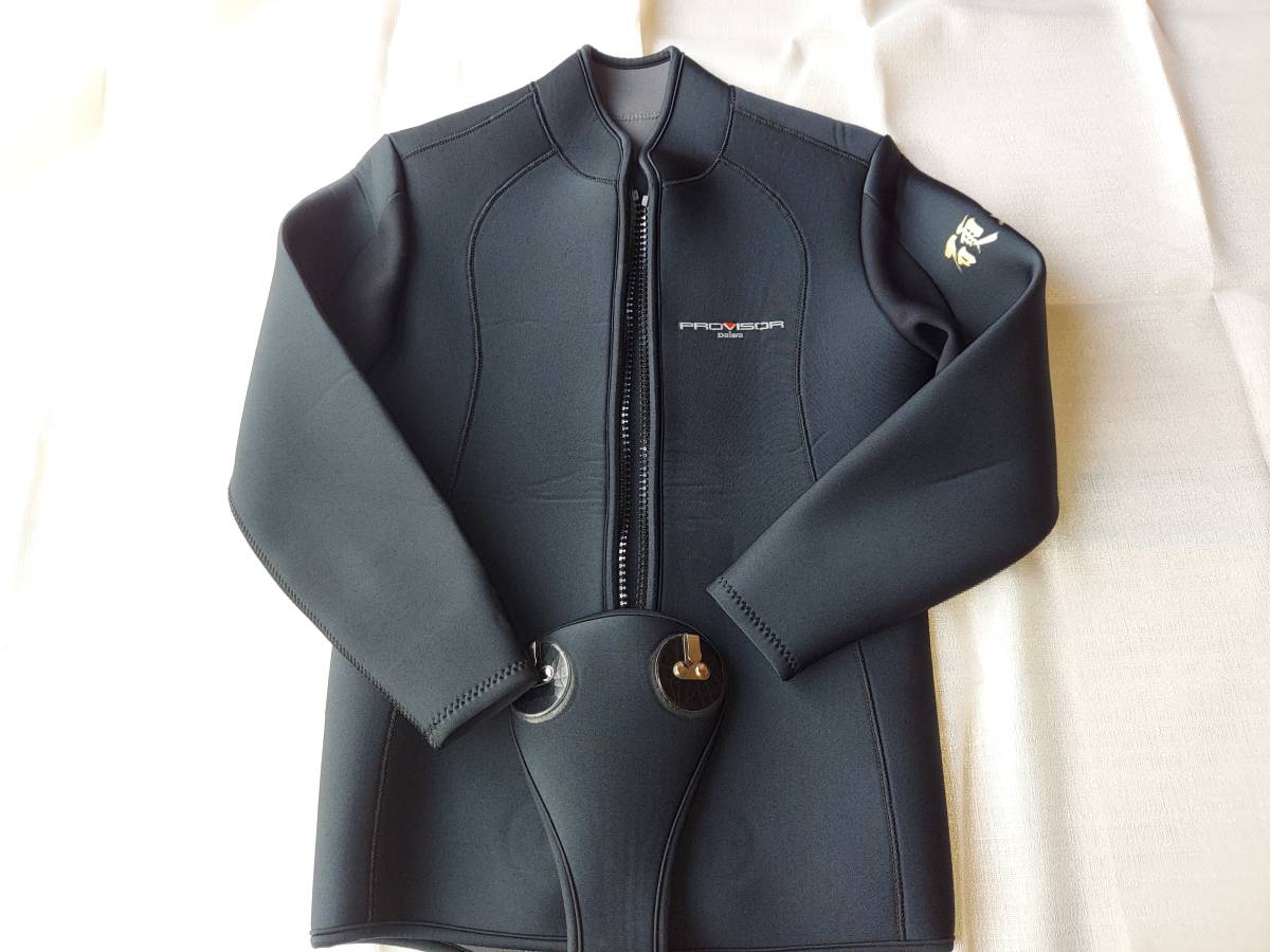 daiwa ネオプレーンジャケット　ＮＪ-１０００　Ｍサイズ　硬派ブラック　中古_1