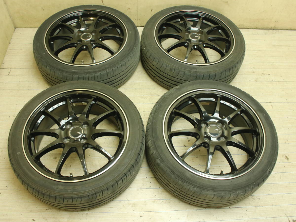 MONZA JAPAN JP STYLE R10 195/45R16 16 × 6J PCD 100 4H 4本 ブラック  
