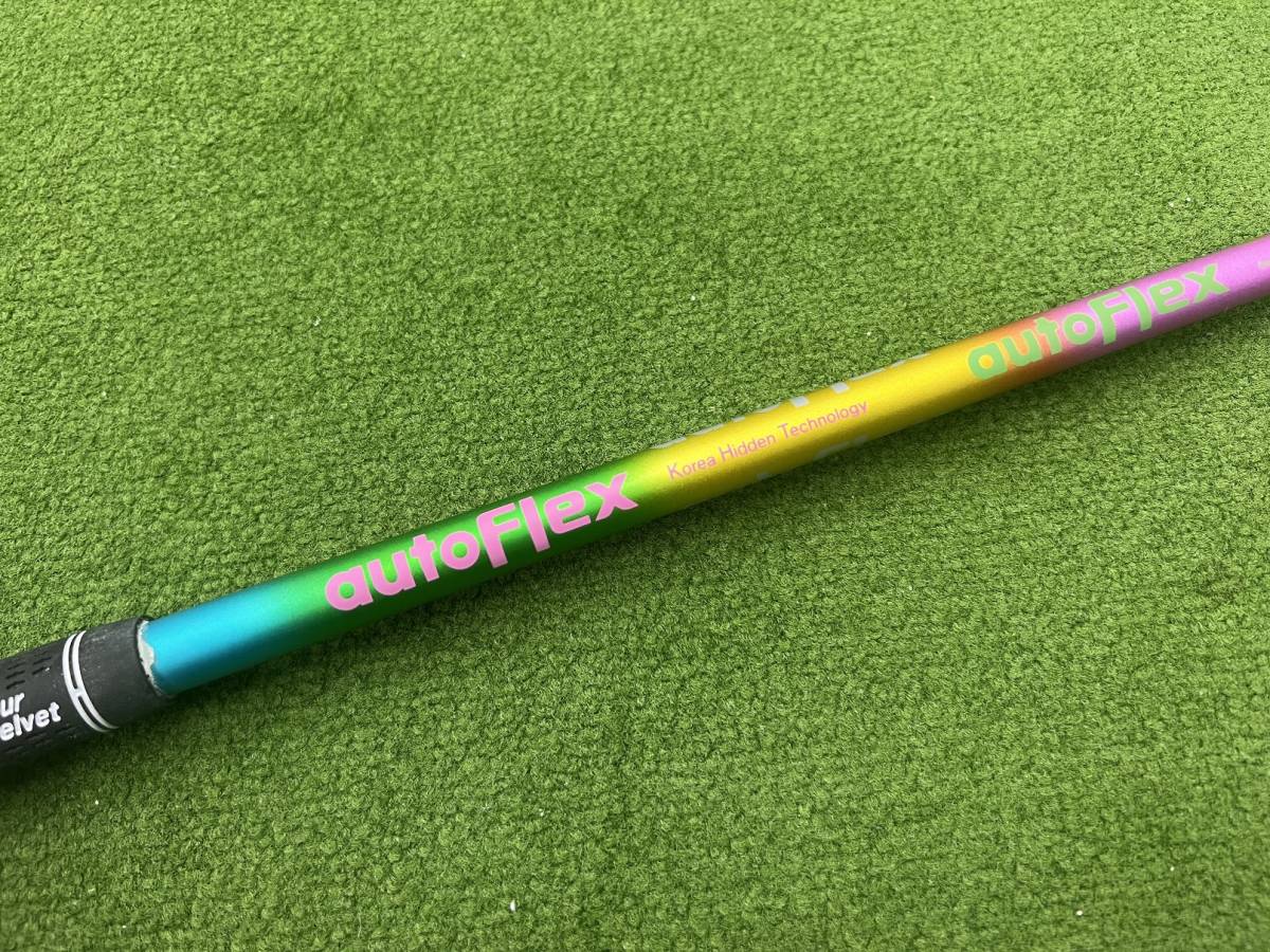 ★1円スタート★オートフレックス　autoFlex　SF305X　レインボー　ドライバー用　シャフト単品　PINGスリーブ付き　45.0インチ
