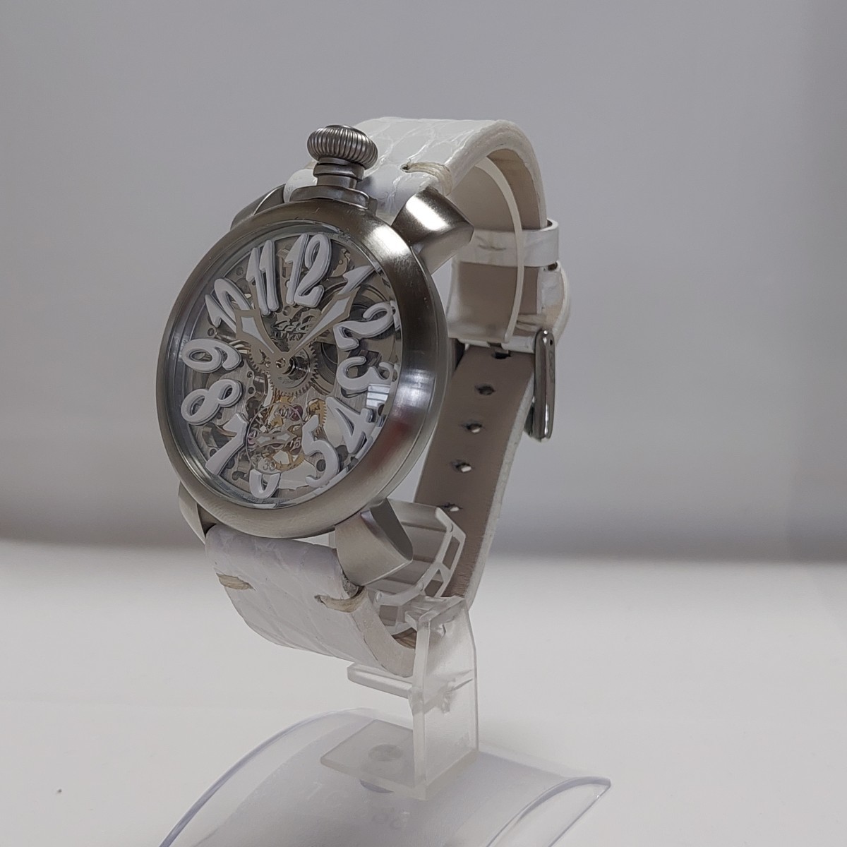 GaGa 手巻き ガガミラノ スケルトン 腕時計 マヌアーレ48mm メンズ 