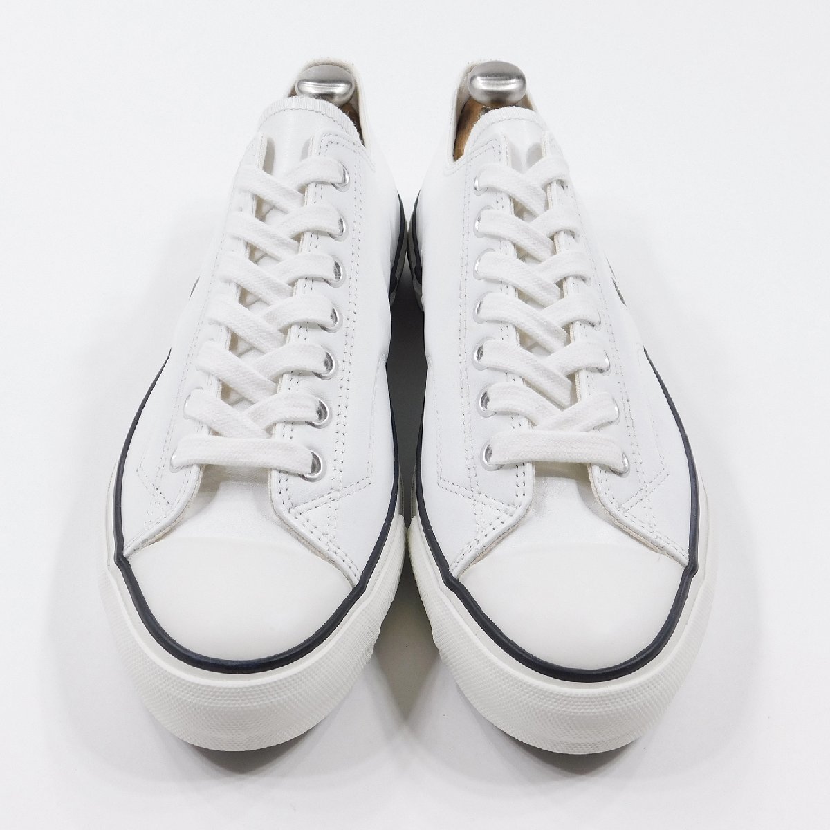 【The Flat Head】 ホワイトレザースニーカー26cm The Flat Head】 ホワイトレザースニーカー26cm
