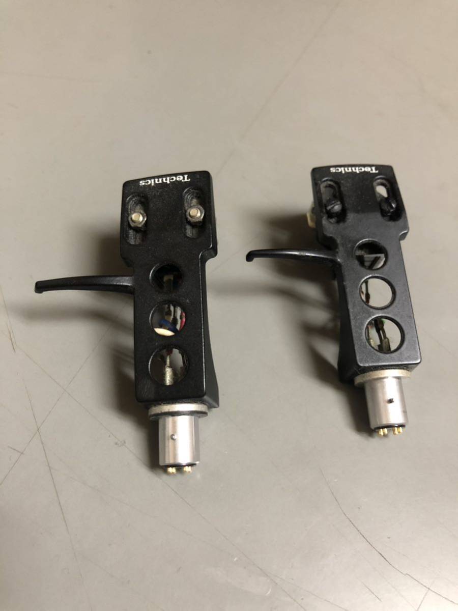 Technics ヘッドシェル SHURE M44G カートリッジ 2個セット