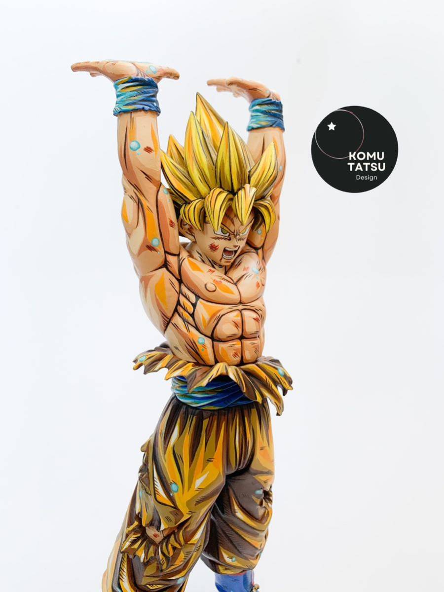 孫悟空 元気玉 超サイヤ人 リペイント ドラゴンボール フィギュア