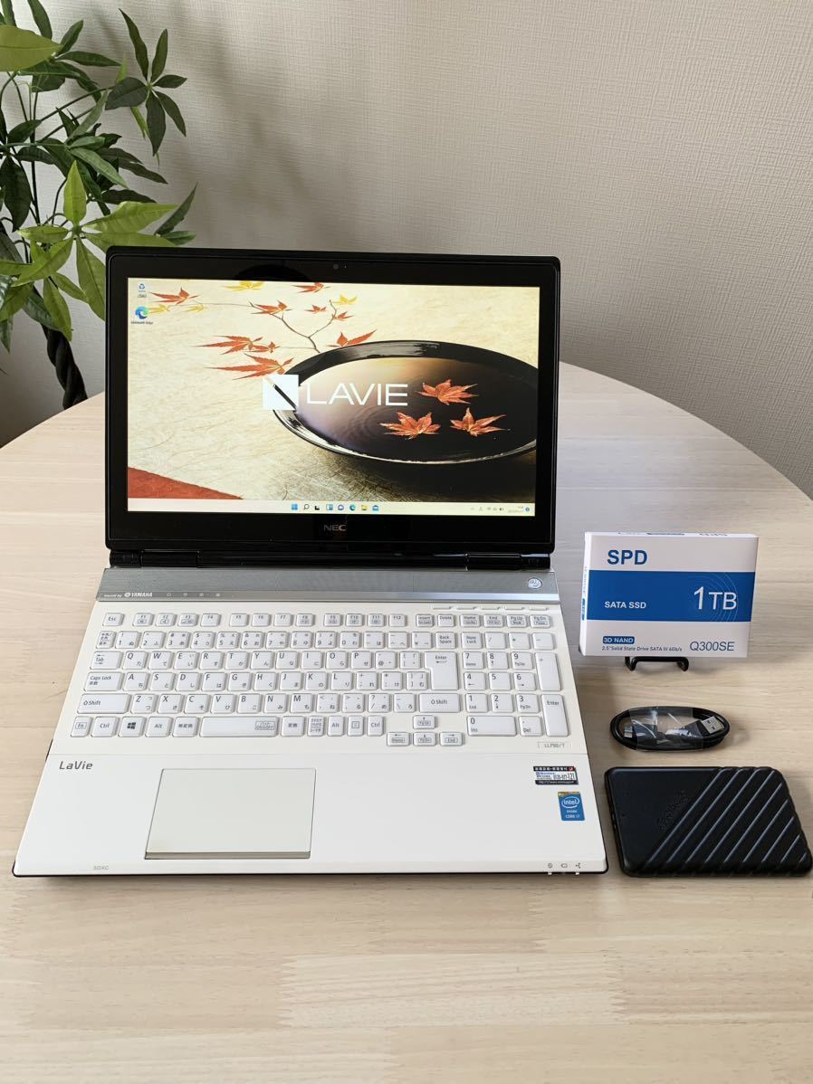 新品SSD1TB(1000GB)+HDD1000GB メモリ16GB Core i7 LL750/T Windows11