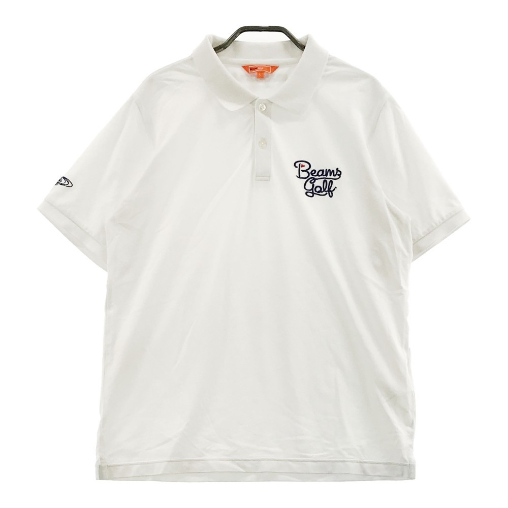 BEAMS GOLF ビームスゴルフ 半袖ポロシャツ ホワイト系 L