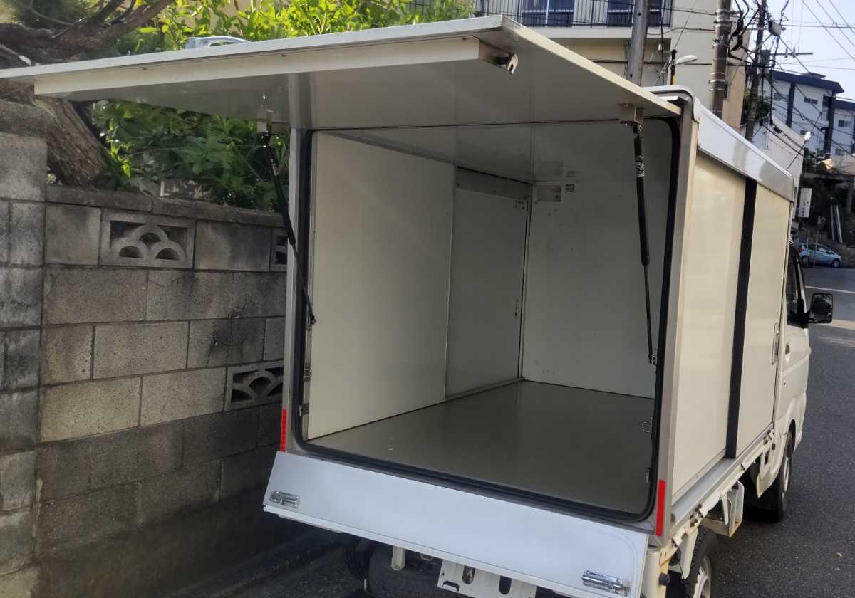 保冷庫 東洋ブラザー製 物置 リア観音開き 倉庫 箱 荷台 ガレージ 東洋 